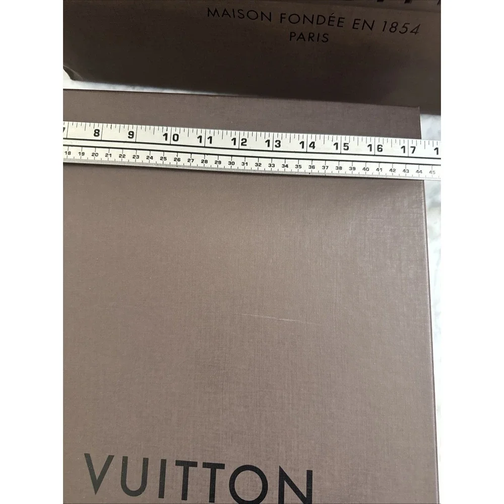 LOUIS VUITTON Empty Gift Box / Bag For Never Full W Original Price Tag 17x14x5